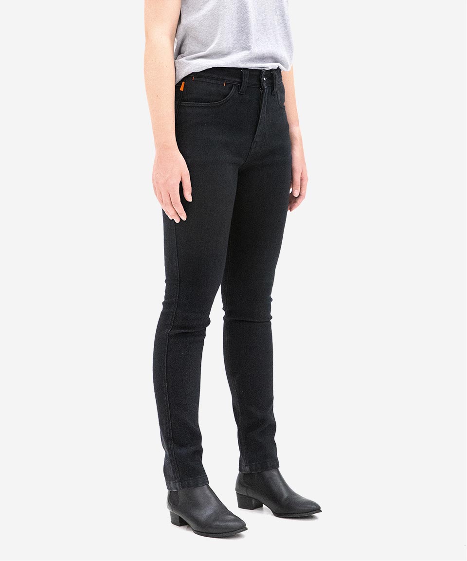 SA1NT WOMEN'S UNBREAKABLE HIGH RISE SKINNY JEANS - BLACK