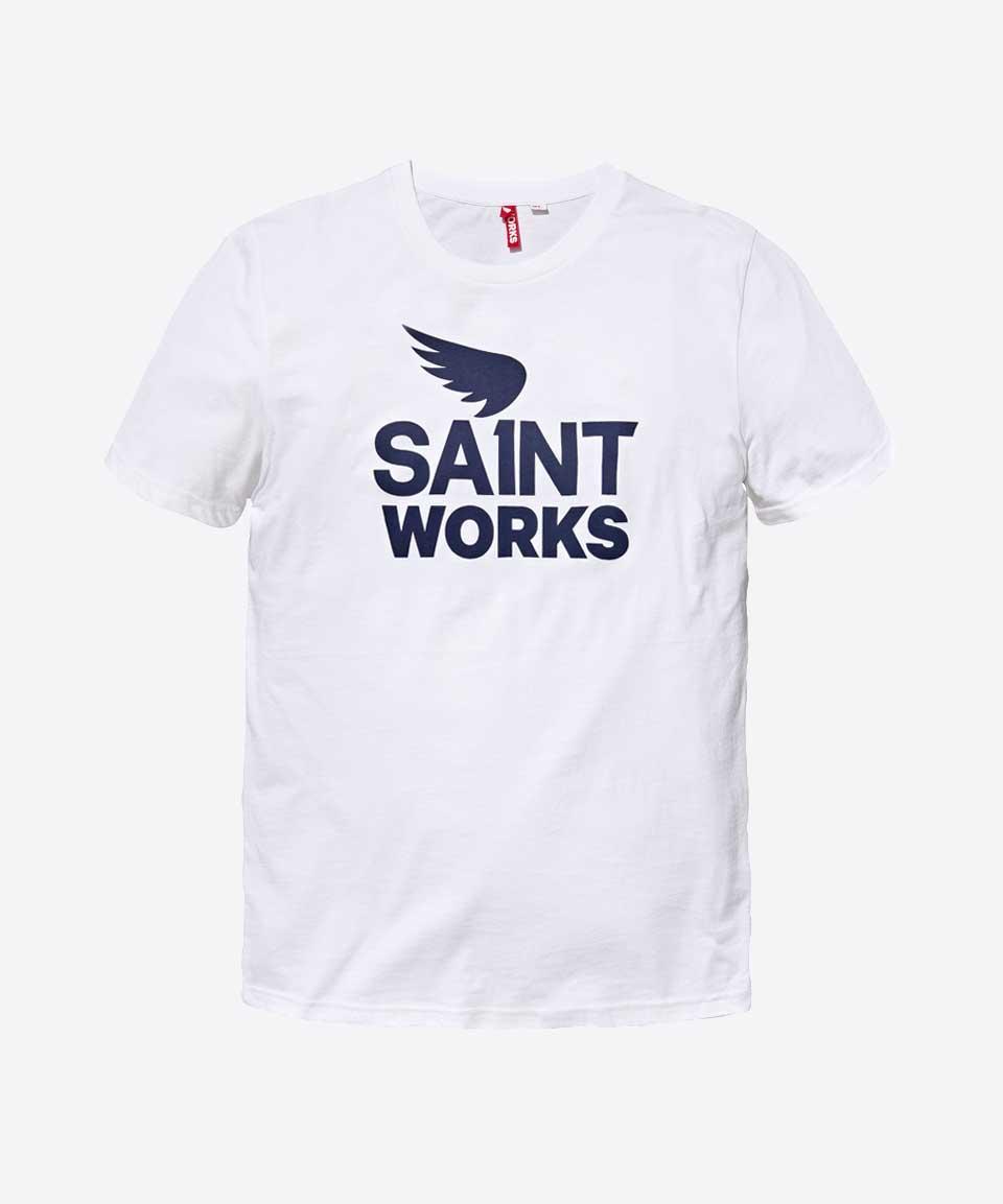 SA1NT LOGO TEE - WHITE