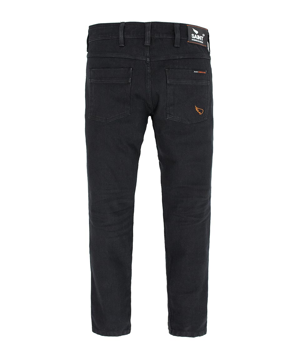 SA1NT UNBREAKABLE SLIM JEANS - BLACK