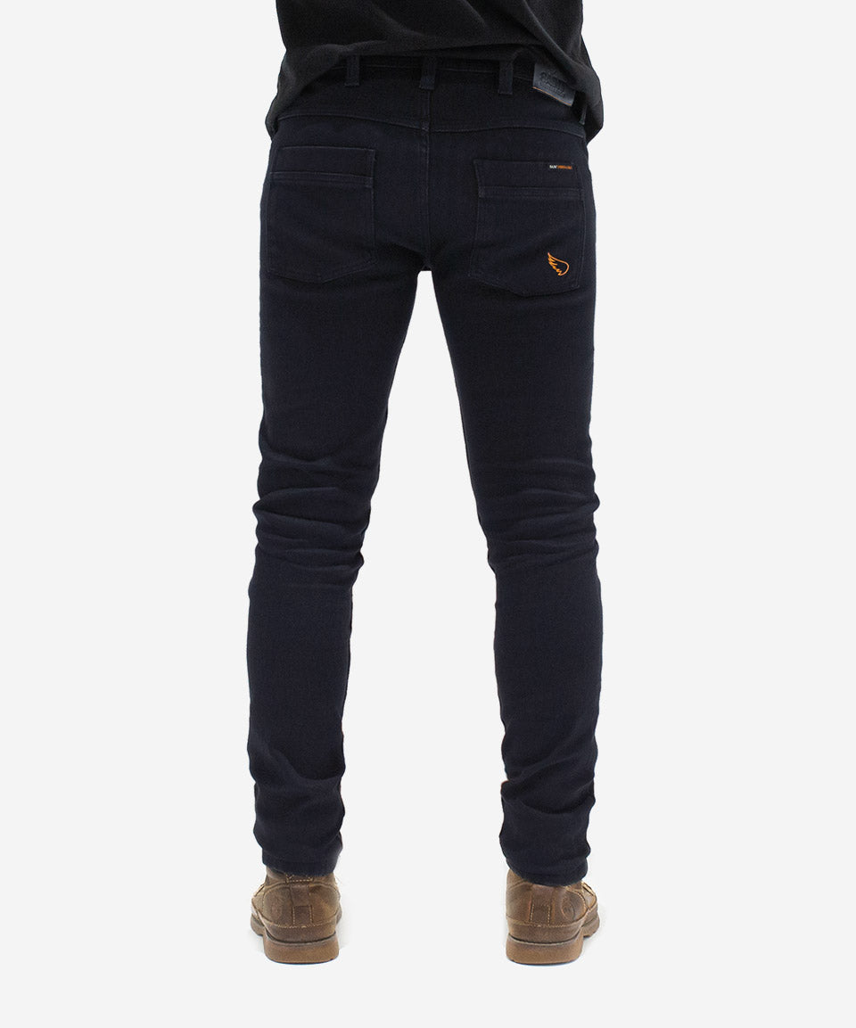 SA1NT UNBREAKABLE SLIM JEANS (ARMOUR POCKETS) - INDIGO OVERDYED