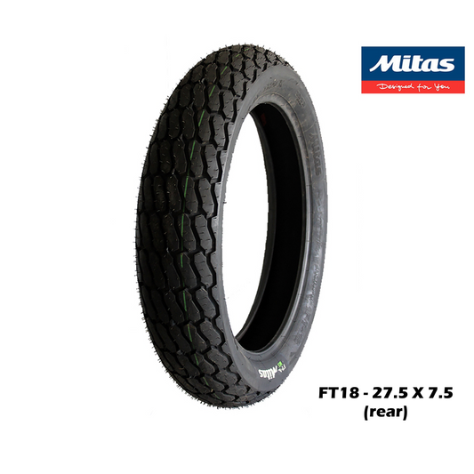 MITAS FT18 flat track tyre (rear)